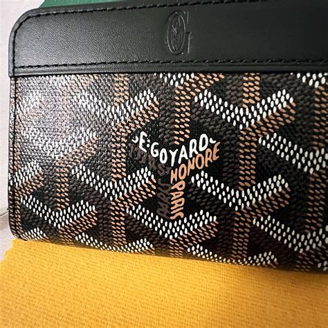 goyard wallet black|goyard matignon mini wallet price.